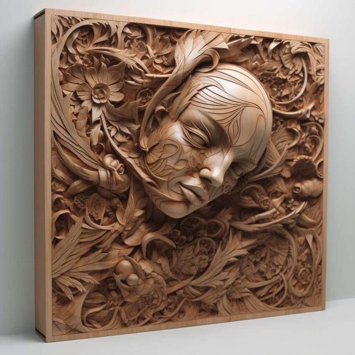 نموذج ثلاثي الأبعاد لآلة CNC 3D Art 